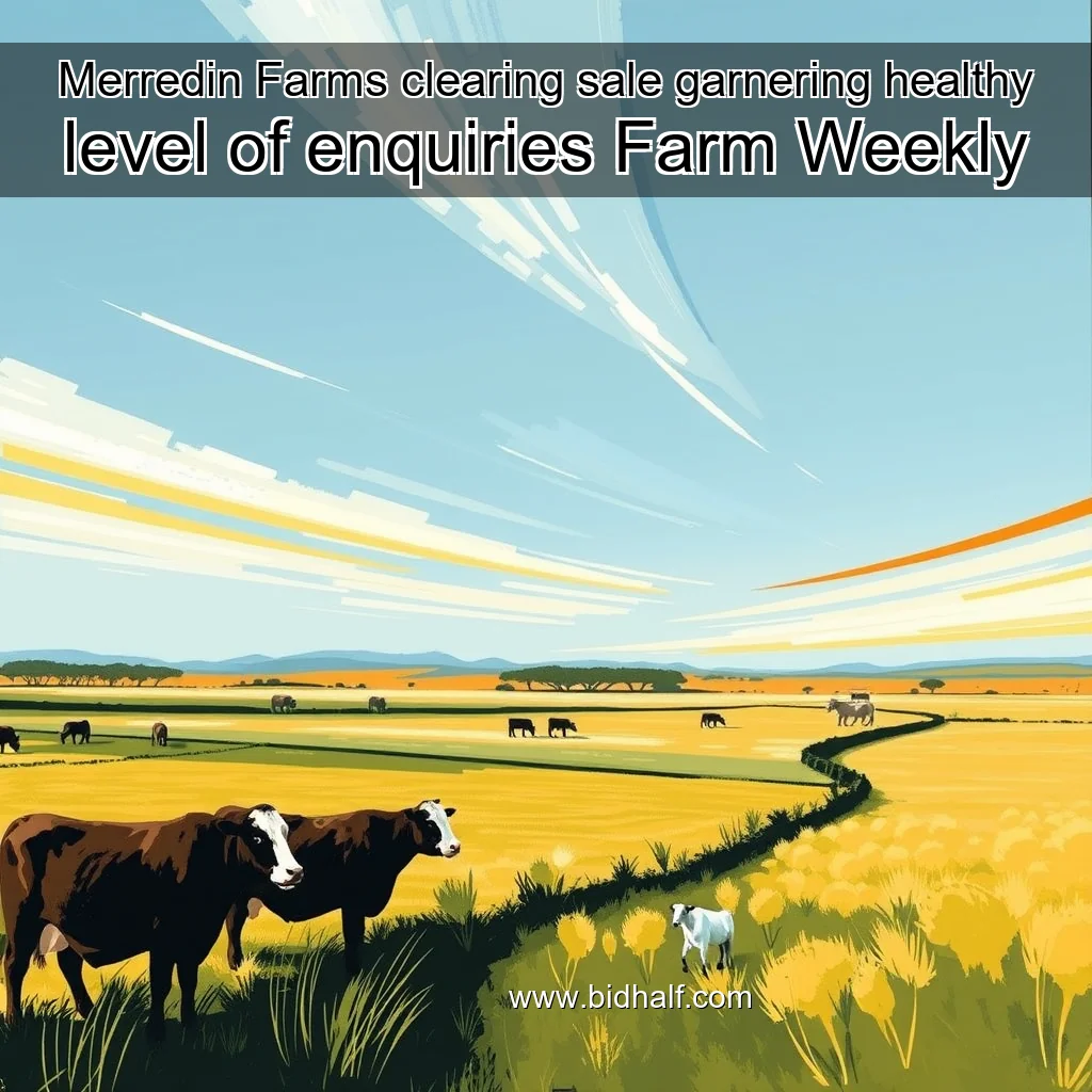 Artistic representation for Merredin Farms clearing sale garnering healthy level of enquiries Farm Weekly