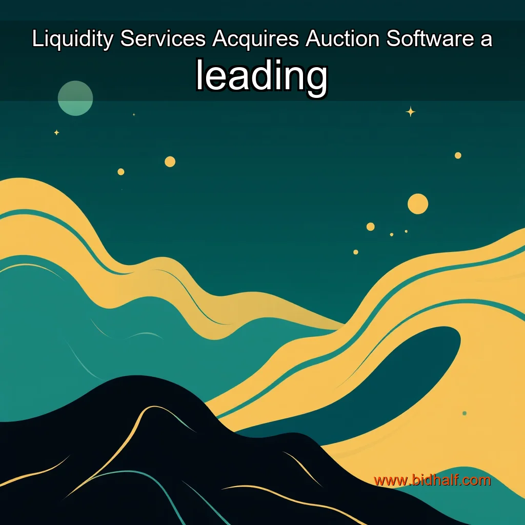 Artistic representation for Liquidity Services Acquires Auction Software a leading