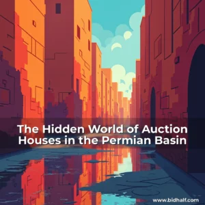 Artistic representation for The Hidden World of Auction Houses in the Permian Basin