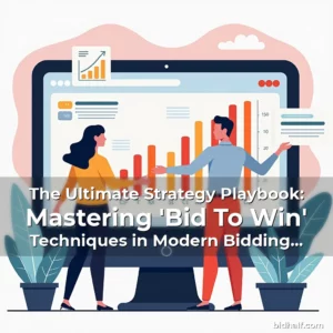 Artistic representation for The Ultimate Strategy Playbook: Mastering 'Bid To Win' Techniques in Modern Bidding Competitions