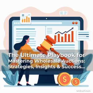 Artistic representation for The Ultimate Playbook for Mastering Wholesale Auctions: Strategies, Insights & Success Stories