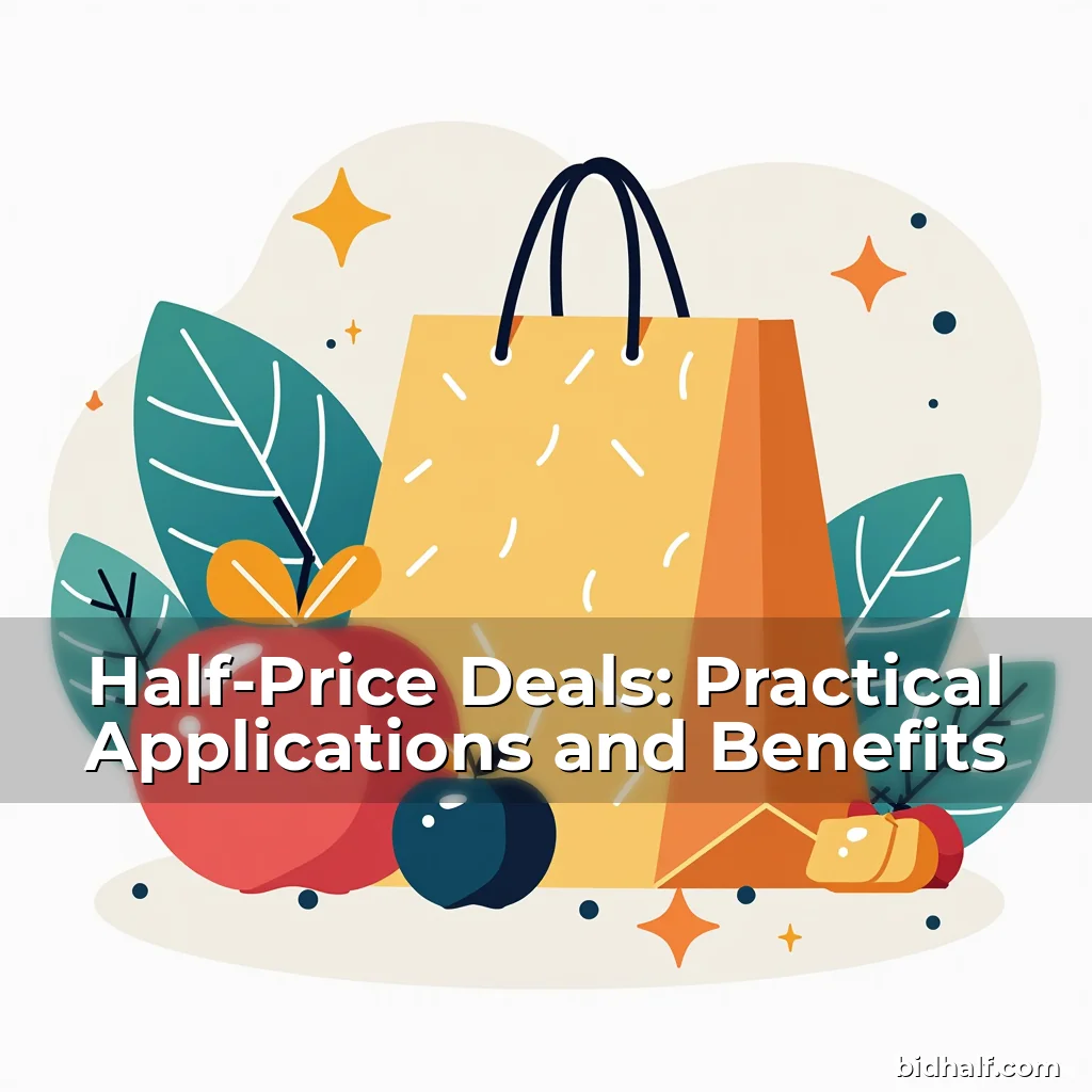 Artistic representation for Half-Price Deals: Practical Applications and Benefits
