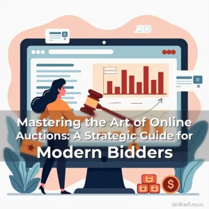 Artistic representation for Mastering the Art of Online Auctions: A Strategic Guide for Modern Bidders