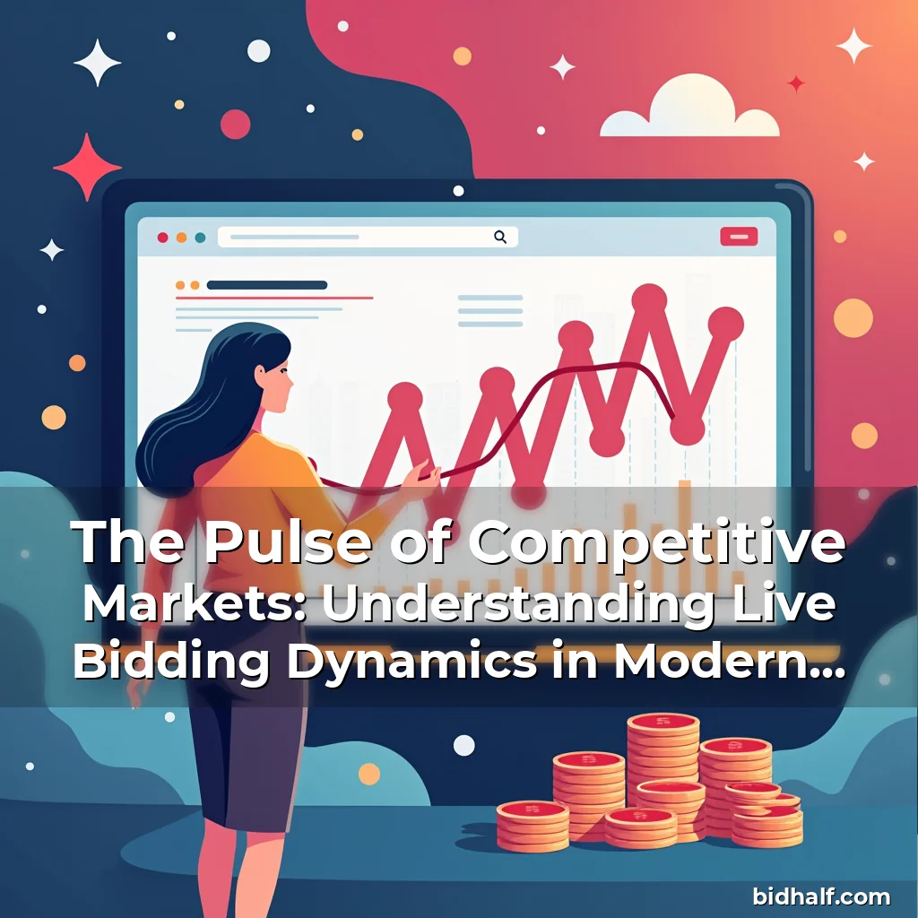 Artistic representation for The Pulse of Competitive Markets: Understanding Live Bidding Dynamics in Modern Auctions